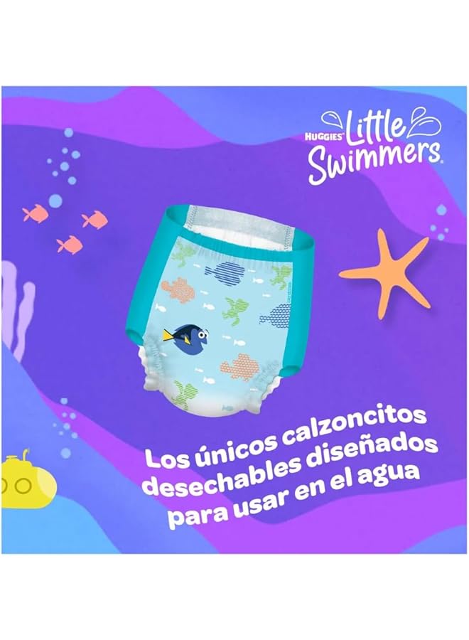 HUGGIES Little Swimmer Swim Pants Diaper Size Medium 11 - Image 3