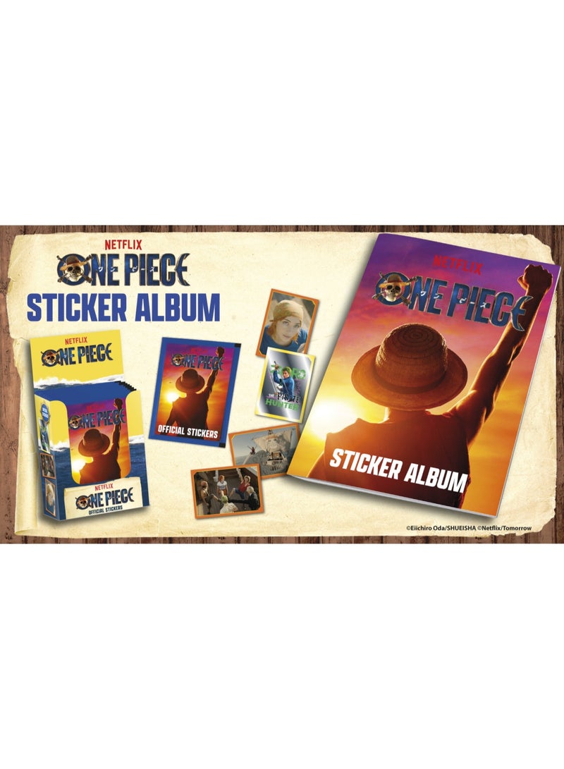 One Piece Sticker Album | Official Netflix Live Action Collectors Album with 10 Stickers - Image 2