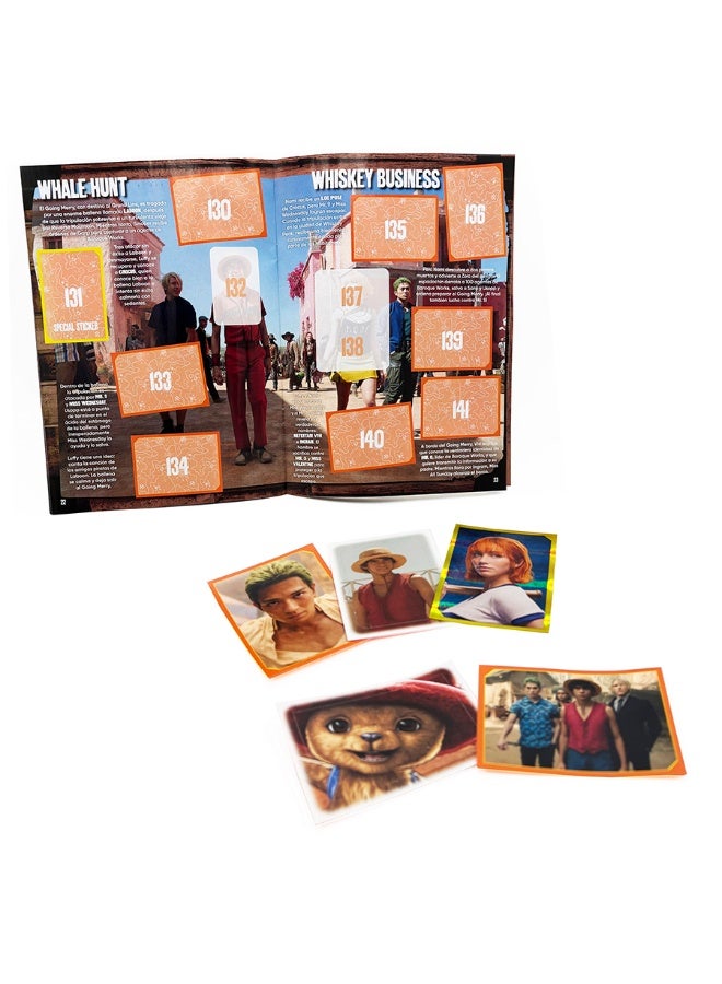 One Piece Sticker Album | Official Netflix Live Action Collectors Album with 10 Stickers - Image 4