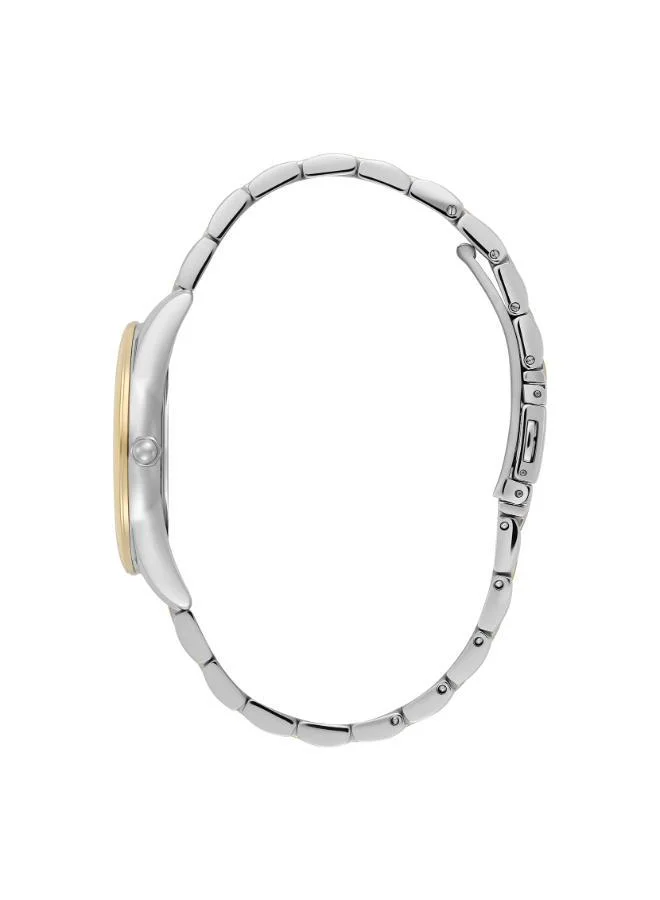 OLIVIA BURTON Glowful Ivory & Two Tone Bracelet Watch