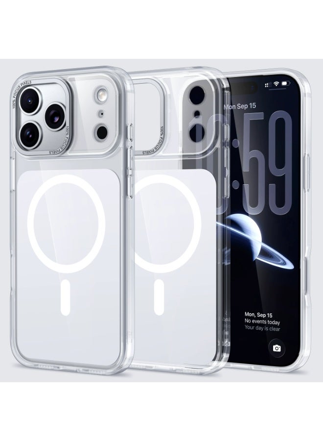 Hot Topic 【Anti-Yellowing Magnetic Case】for Apple iPhone 17 Pro Max, Ultra-Thin Shockproof Clear Cover Compatible with Wireless Magnetic Charging - Image 1