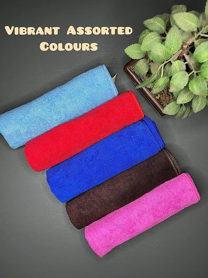 Homerz Microfiber 300 GSM Cleaning Cloth for Multipurpose Use, Best in Class, Durable and Soft (Set of 5) - Image 4