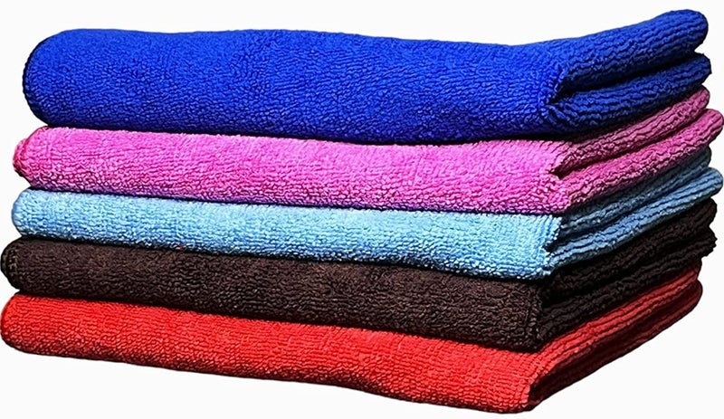 Homerz Microfiber 300 GSM Cleaning Cloth for Multipurpose Use, Best in Class, Durable and Soft (Set of 5) - Image 2