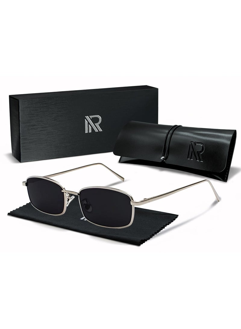RITY Men & Women Sunglasses with Elegant Metal Frame and Polarized Lenses | Full UV Protection | Luxury Fashion Eyewear for Driving, Travel, Beach & Outdoor Activities | Stylish & Lightweight Design - Image 1