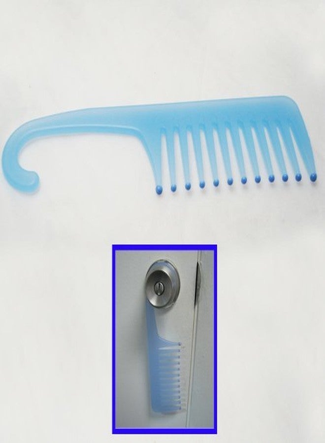 Plugged In 2 Shower Combs Hair Wide Tooth Dry Wet Gently Detangles Thick Long Durable Salon - Image 4