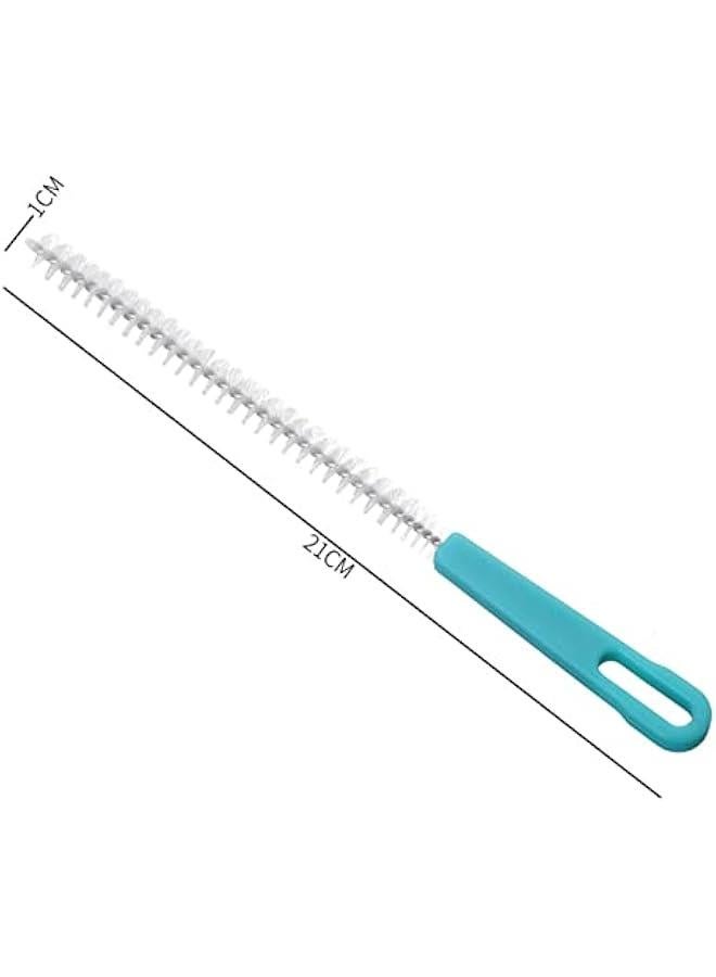 Straw Brush, Tea Pot Spout Brush Lotus Root Hole Brush Sippy Cup Brush Extra Long Nylon Thin Brush for Washing Glass Silicone Metal Straws Tubes Brush Sewer Drain Brush  - Image 5