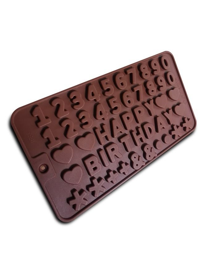 Silicone Letter Number Moulds Happy Birthday Cake Decorations Symbols - Image 2