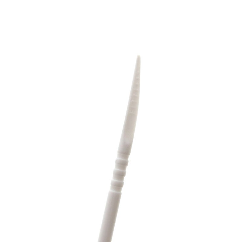 Naisenkelin Leaf-Shaped Toothpick Brush, Household Safe Toothpick Brush with Plastic Double-Ended Fish Bone Soft Bristles, 300 Pieces * 1 Jar - Image 3
