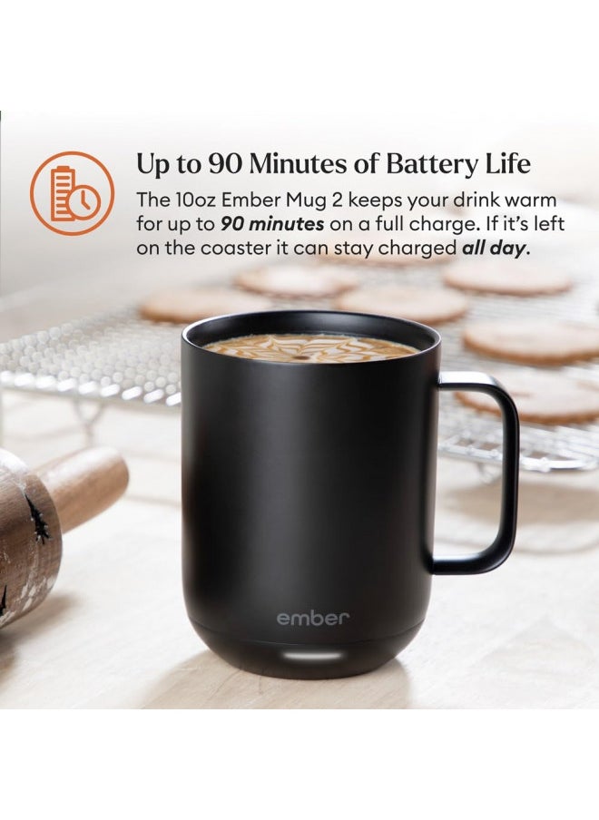 Ember - Ember Temperature Control Smart Mug 2, 10 Oz, App-Controlled Heated Coffee Mug with 80 Min Battery Life and Improved Design, Black - Image 1