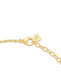 CERRUTI 1881 Silvia Gold Plated with Diamond Shaped Malachite Pendant Necklace for Women  - Image 3