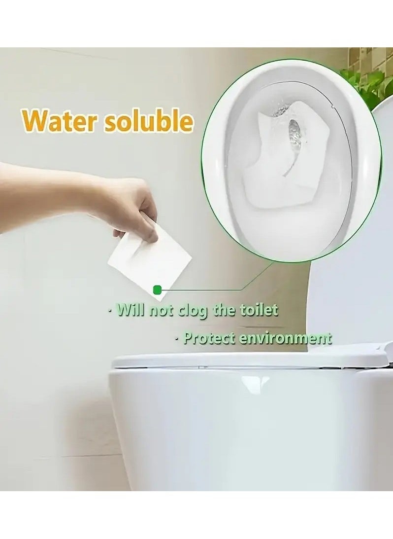 Disposable Toilet Seat Covers for Travel – Pack of 30 – Hygienic and convenient, designed for portable travel use and general hygiene purposes. Made of flushable paper that won’t clog toilets, ensuring a clean and comfortable experience. Ideal for use as bathroom seat covers, toilet seat protectors, and restroom hygiene essentials.