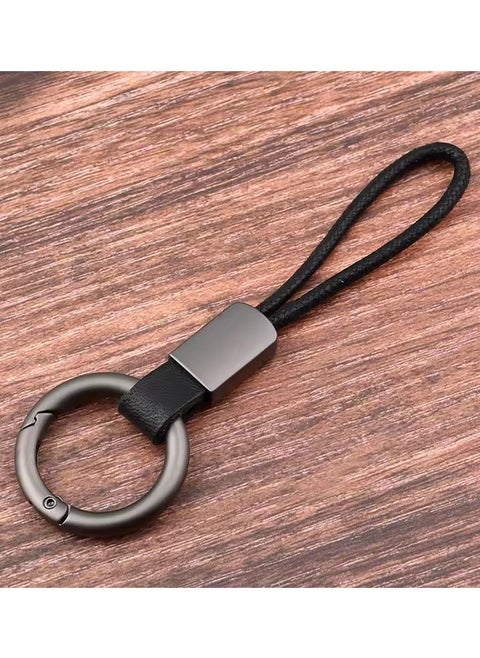 Genuine Leather Keychains Simple Lanyard Keyring Men Women Car Key Holder Key Cover Auto Keyring Accessories Gifts