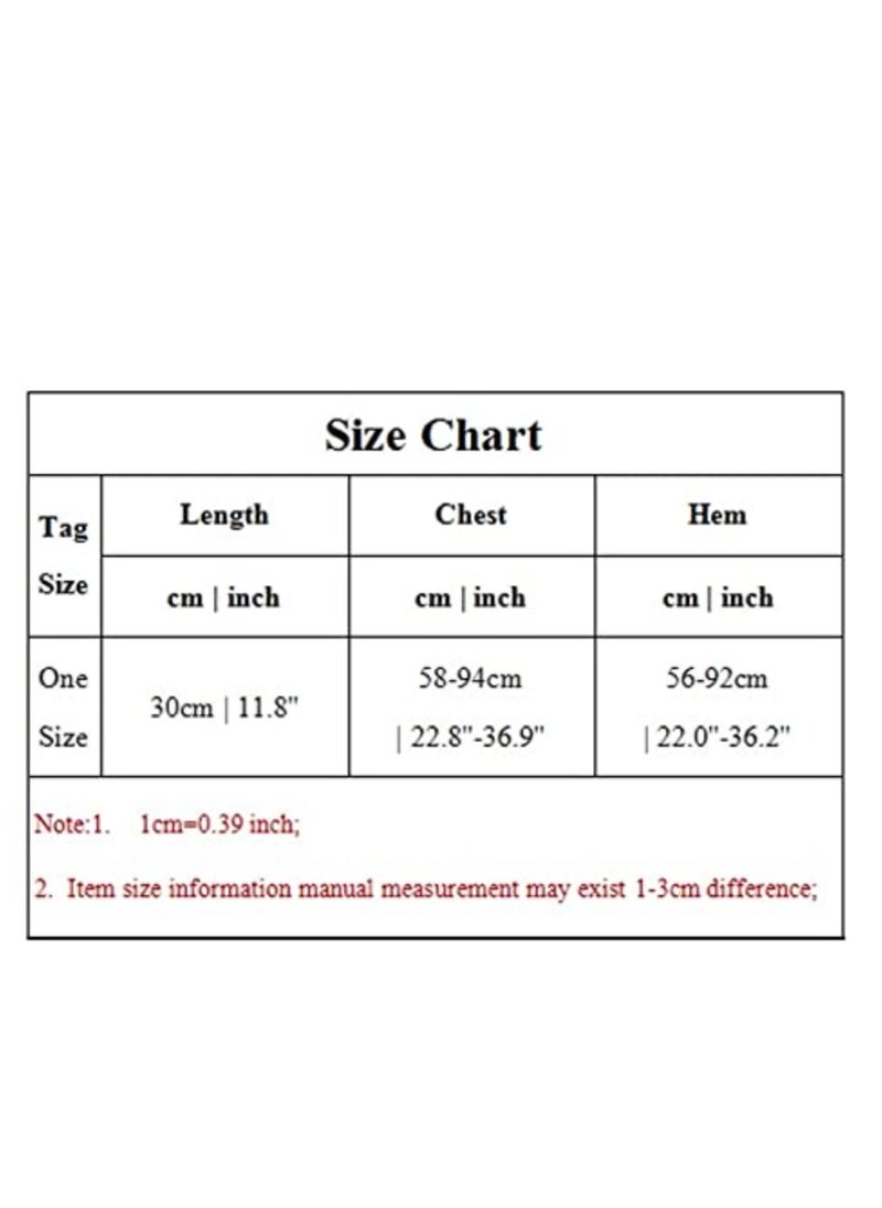Glamroot - Women's Strapless Crop Top Inner Tube Camisole, (Pack of 2) Black/White - Image 1