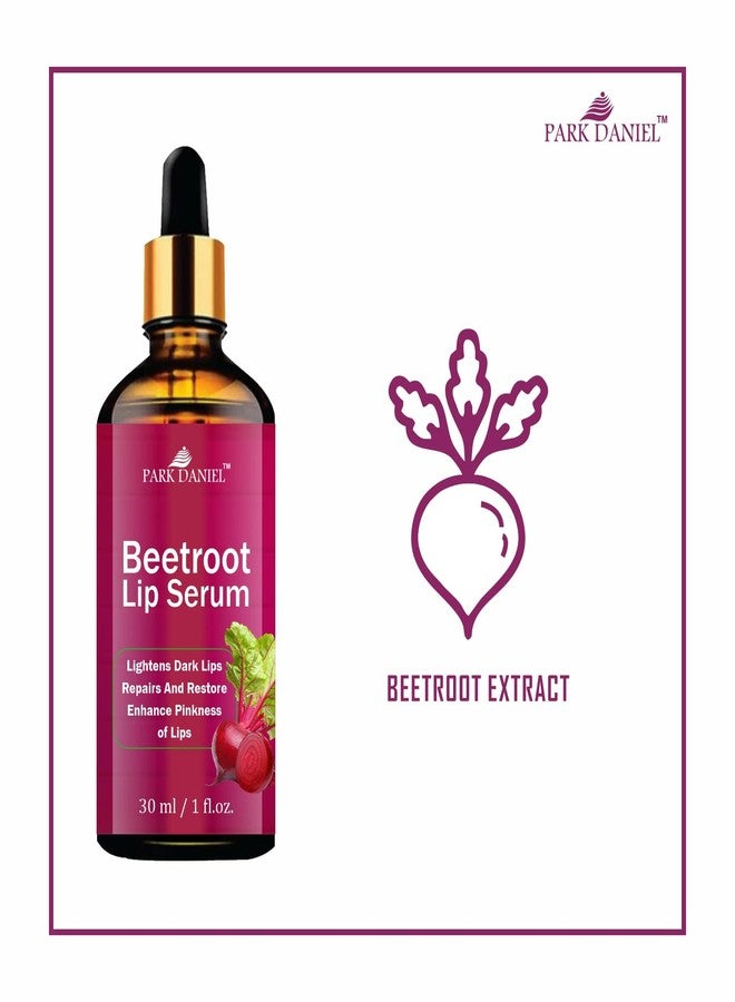 Park Daniel Beetroot Lip Serum Oil- For Soft and Shiny Lips - Lip Lightening & for Dry Lips Combo Pack Of 2 Bottle, 30ml(60ml) - Image 4