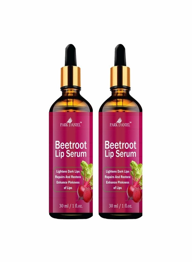 Park Daniel Beetroot Lip Serum Oil- For Soft and Shiny Lips - Lip Lightening & for Dry Lips Combo Pack Of 2 Bottle, 30ml(60ml) - Image 1