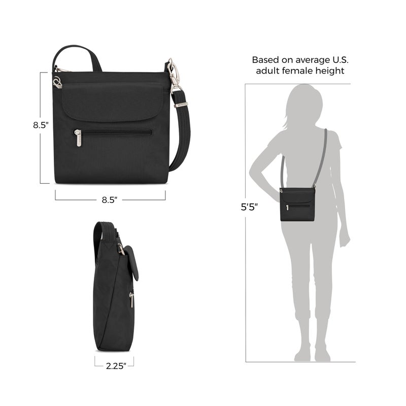 Travelon Anti-Theft Classic Mini Shoulder Bag - Image 4