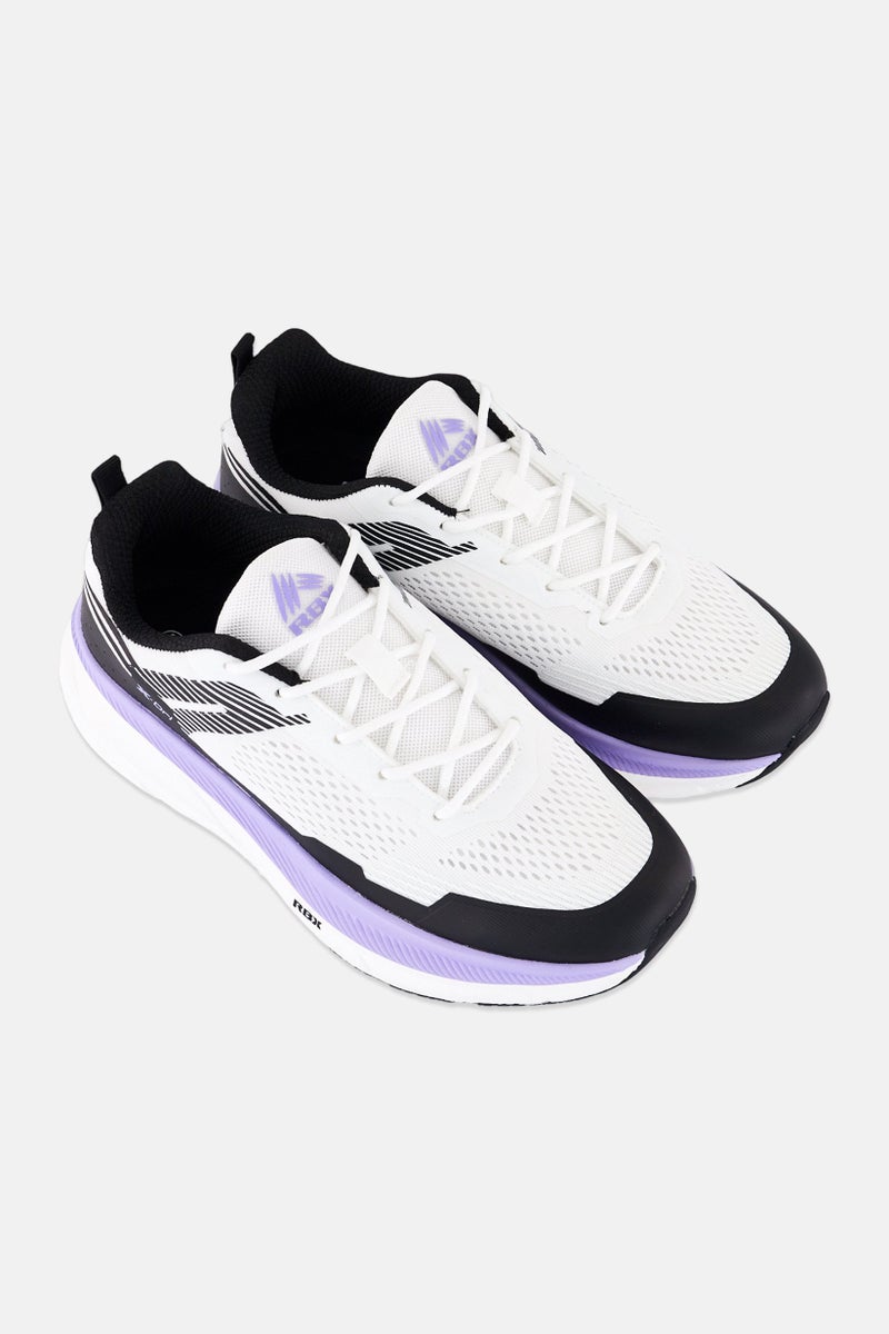 RBX Women Lace Up Brand Logo Running Shoes, Multicolor - Image 3