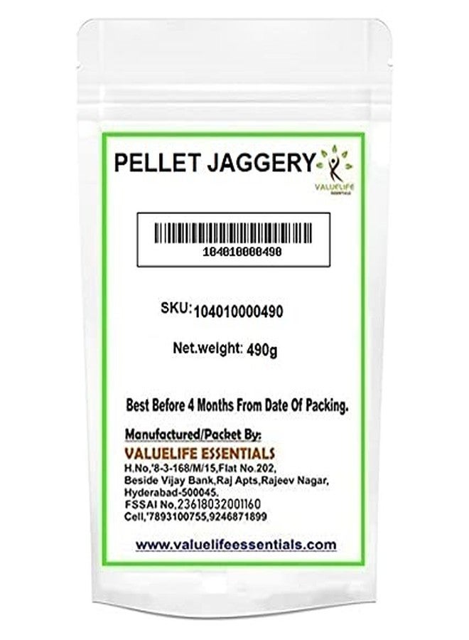 Value Life Essentials Valuelife Pellet Jaggery (490g) - Image 2