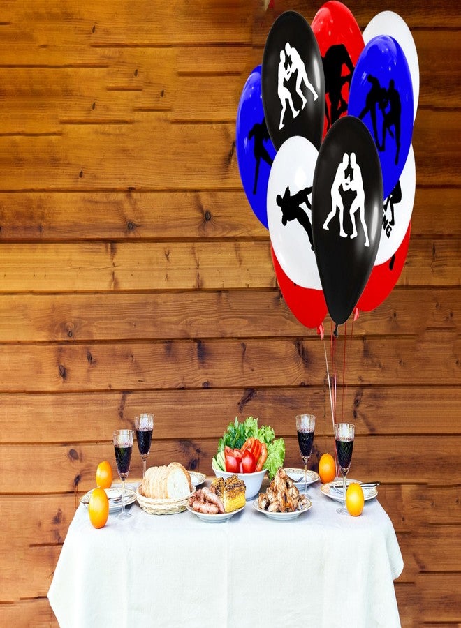 Atsmoicy 50 Pieces Wrestling Balloon Wrestling Match Themed Baby Shower Birthday Party Supplies Decorations Favors Balloon - Image 5