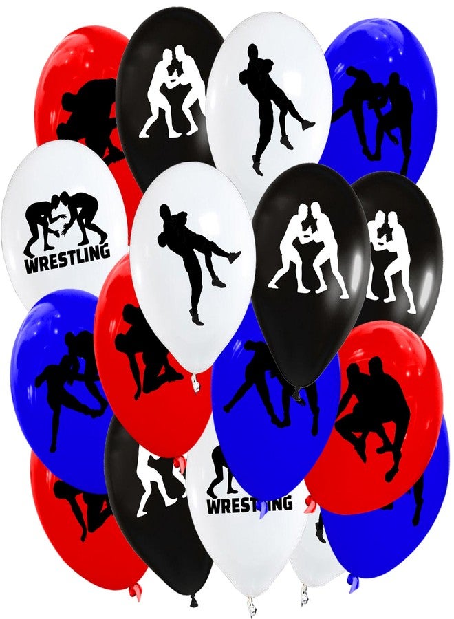 Atsmoicy 50 Pieces Wrestling Balloon Wrestling Match Themed Baby Shower Birthday Party Supplies Decorations Favors Balloon - Image 1