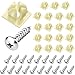 ZNBSIXP Set of 20 License Plate Mounting KitStainless License Plate Screws Nylon Screw Inserts Self Tapping BoltsUsed to Secure Front and Rear License Plates on Cars Trucks and Frames - Image 2