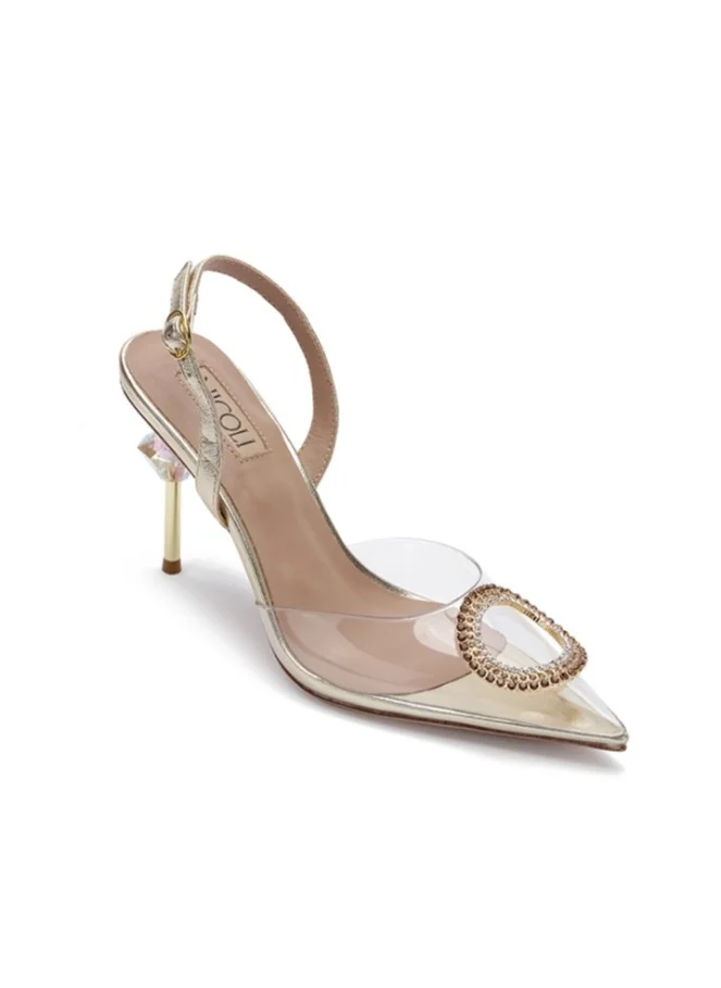 نيكولي Womens Luxury Embellished Heel