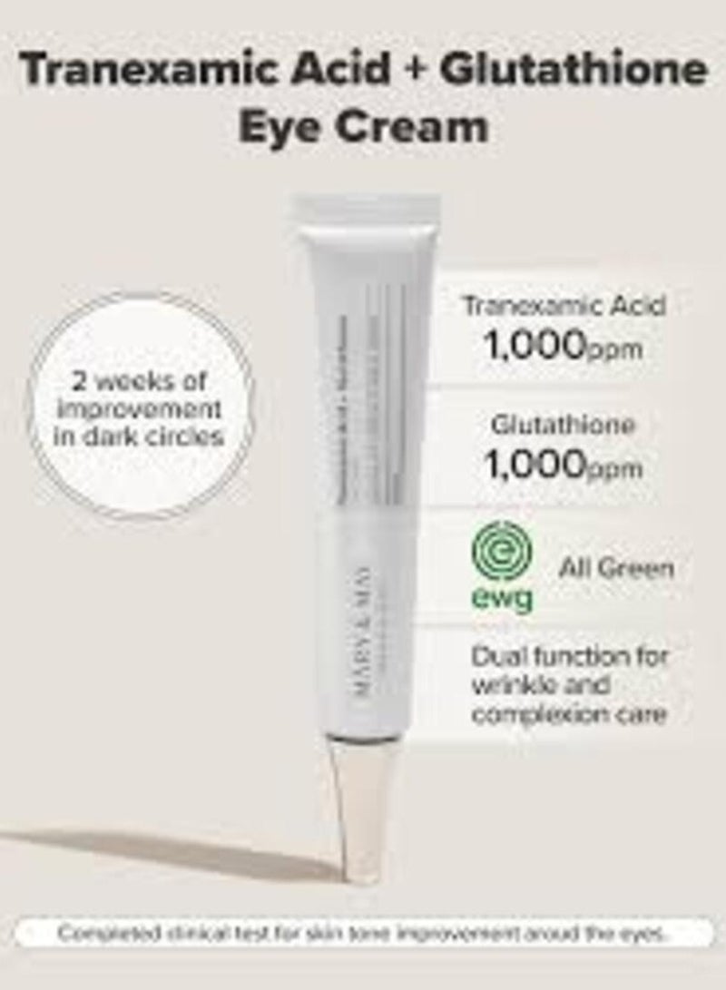 MARY & MAY Tranexamic Acid Eye Cream 30 gram - with out box - Image 3