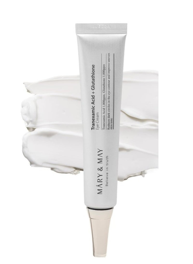 MARY & MAY Tranexamic Acid Eye Cream 30 gram - with out box - Image 1