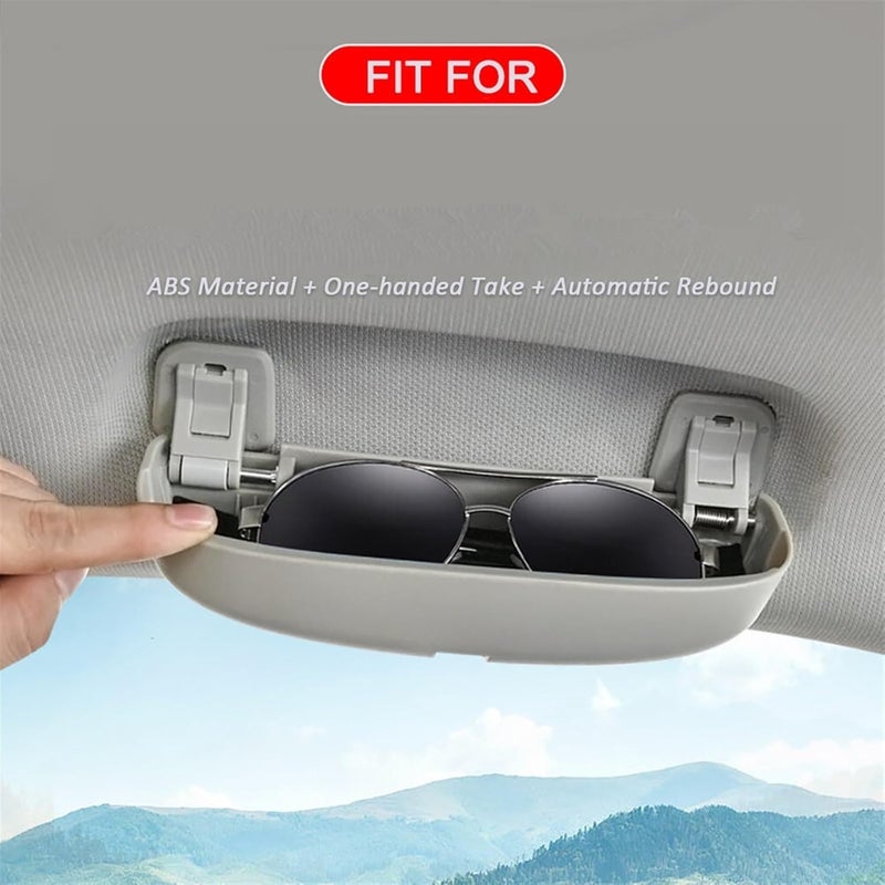 QASULER Car Sunglasses Holder for Jeep Compass - Image 2