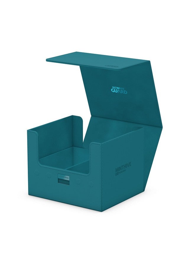 Ultimate Guard Minthive 30+, Deck Case for 30 Magnetic Card Cases, Perfect Storage for Graded Cards, Petrol, Secure Closure & Snaplock Mechanism - Image 3