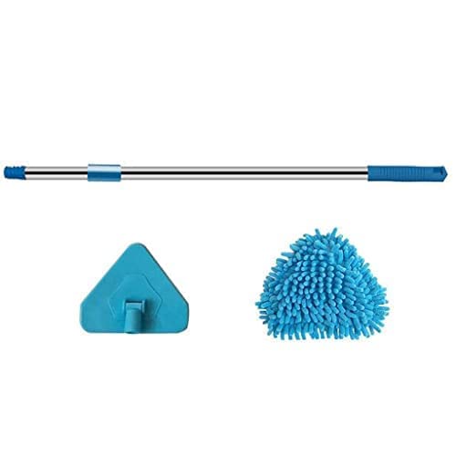 ConvertKitchen Microfiber Triangle Shape Mop Telescopic Handle Flexible Fan mop and Easy Cleaning Home Set of 1 - Image 4