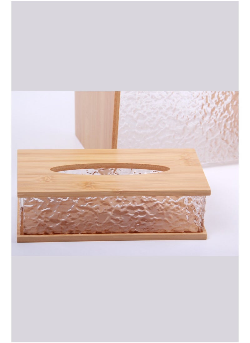 Generic - A modern design wastebasket and tissue holder box set - Image 1