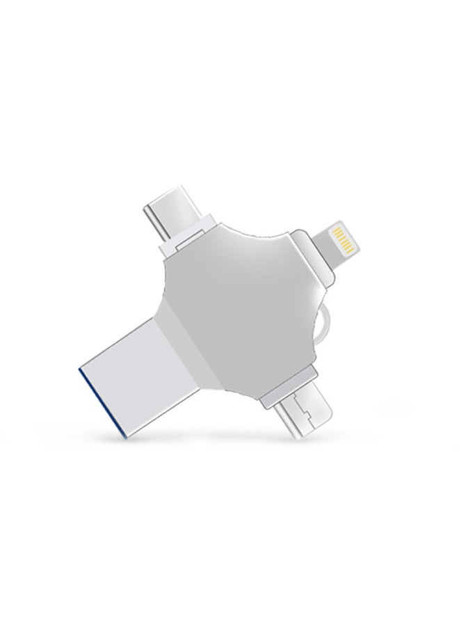 Generic - Applicable To Apple Mobile Phone U Disk Android Mobile Phone U Disk Large Capacity 256G Metal U Disk 64g128g U Disk-Capacity:3.0-64GB-High Speed/high Quality - Image 1