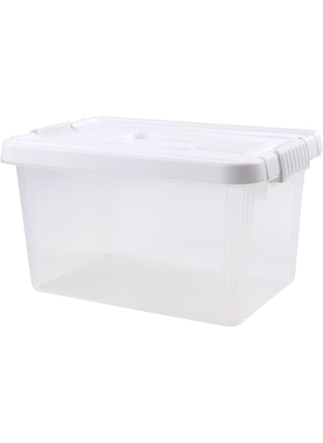 Orchid Superlock Multipurpose Storage Box With Handles Capacity 8.5 Liters Plastic Storage Container With Lid Bpa Free Storage Organizer Box 6642  - Image 2