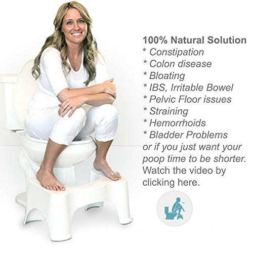 HomeFast Comfortable Squat Stool for Western Toilet - 50 x 28 x 19cm | Portable & Sturdy Plastic Foot Step Stool for Potty Training | Ideal for Kids & Adults - Made in India - Image 3