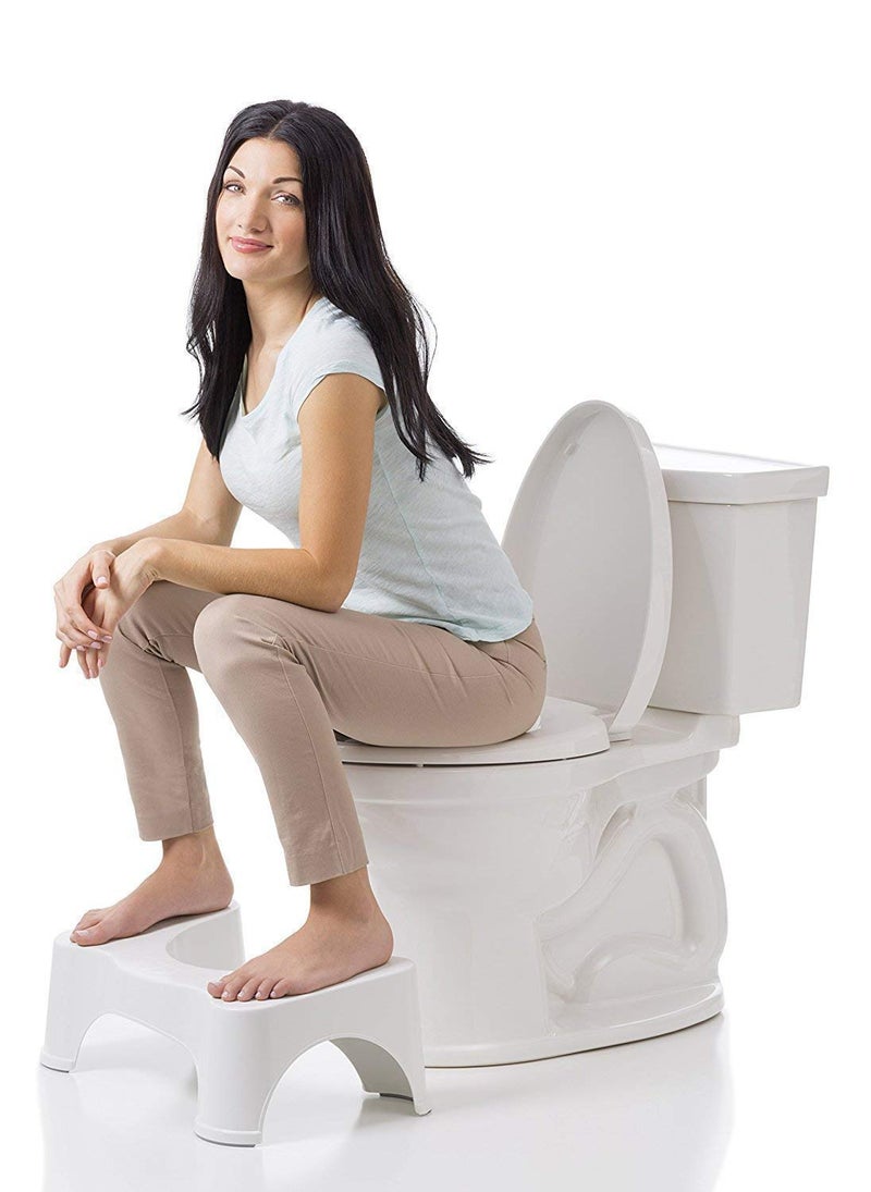 HomeFast Comfortable Squat Stool for Western Toilet - 50 x 28 x 19cm | Portable & Sturdy Plastic Foot Step Stool for Potty Training | Ideal for Kids & Adults - Made in India - Image 5