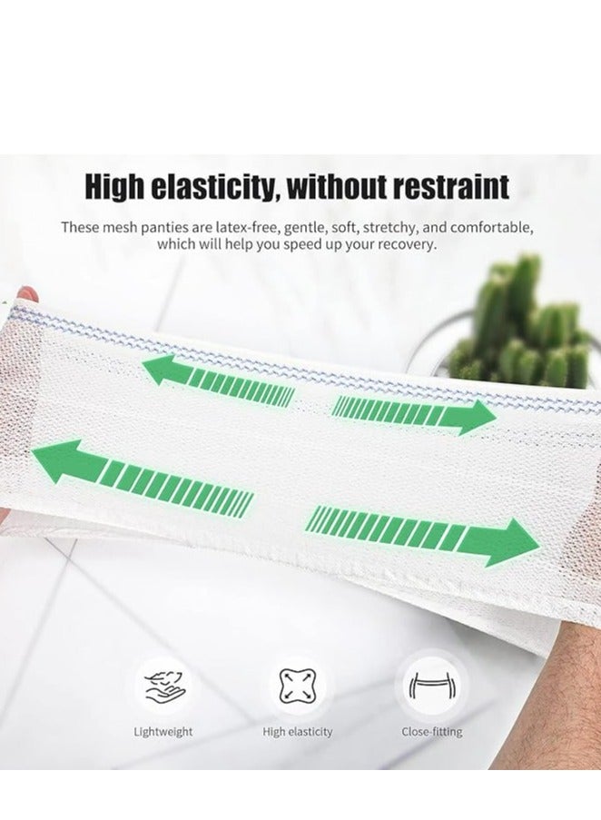 VIUAUAX Disposable Maternity Postpartum Panties, High Waist Breathable Mesh Panties C Section, Maternity Underwear Postpartum Hospital Recovery Maternity Briefs for Women, 8 Pcs - L Size - Image 2