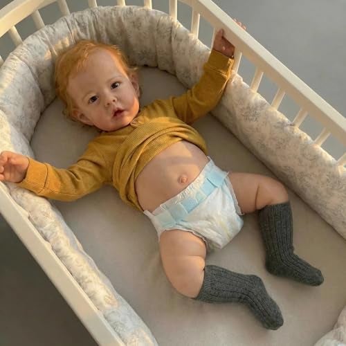 Zero Pam Reborn Baby Dolls Silicone Full Body 20 in Anatomically Correct Boy Reborn Toddler Dolls Rooted Hair Realistic Baby Doll with Accessories for Kids - Image 1