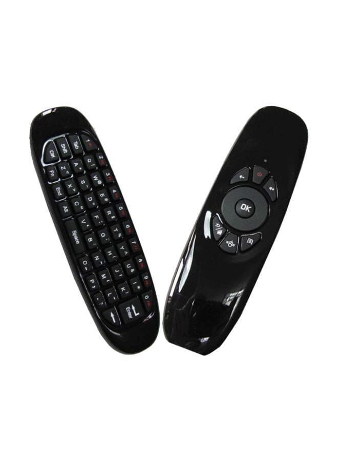 HuHa 2-Piece Keyboard And C120 Air Mouse Remote Control Set Black  - Image 1