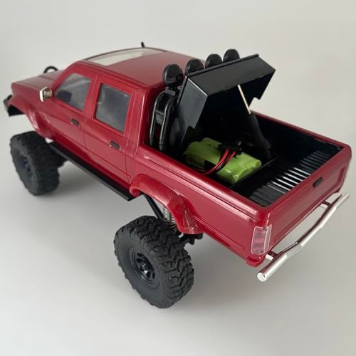 WPLDEWAN RC Crawler 116 Scale Remote Control Truck Off Road WPL C641 RC Rock Crawler 4x4 Pickup RTR All Terrain Upgraded Chassis Fully Proportional 24GHz Axle Mounted Servo Hobby Vehicle Adult - Image 5