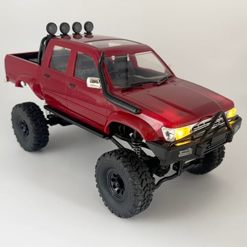 WPLDEWAN RC Crawler 116 Scale Remote Control Truck Off Road WPL C641 RC Rock Crawler 4x4 Pickup RTR All Terrain Upgraded Chassis Fully Proportional 24GHz Axle Mounted Servo Hobby Vehicle Adult - Image 1