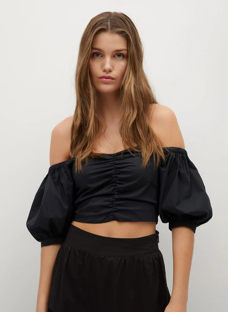 MANGO Off-shoulder Top