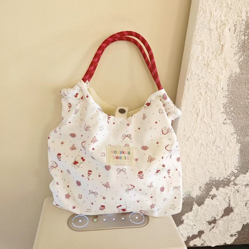 Cute Cat Shoulder Tote Bag for Women - Image 3