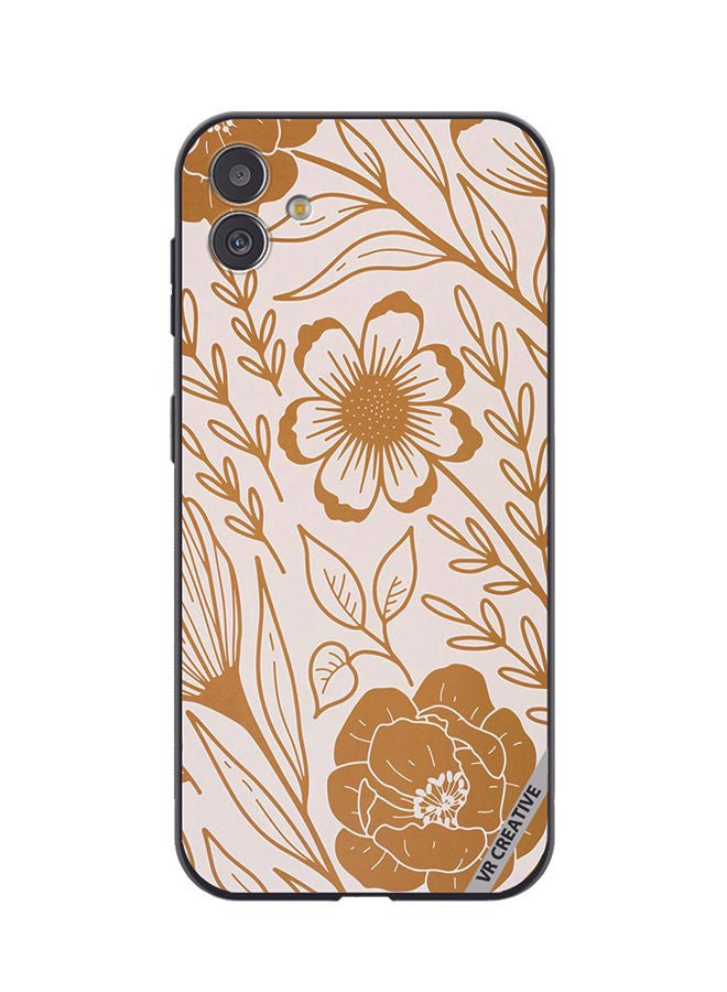 Protective Case Cover For Samsung Galaxy M13 5G Floral Design Multicolour