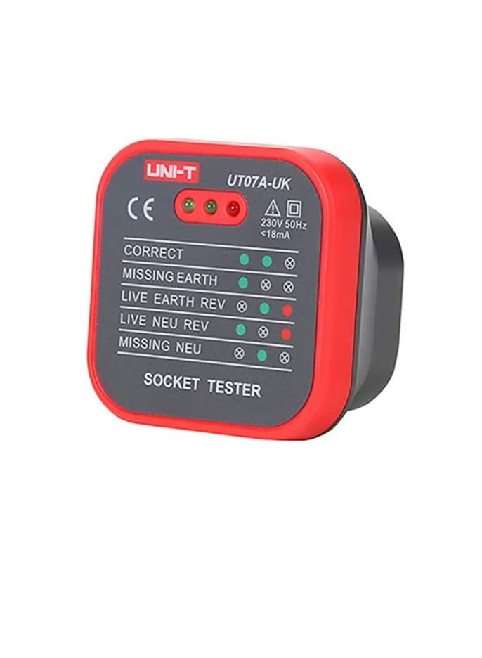 يوني تي UNI-T UT07A ، جهاز اختبار المقبس 230VAC  - Image 1