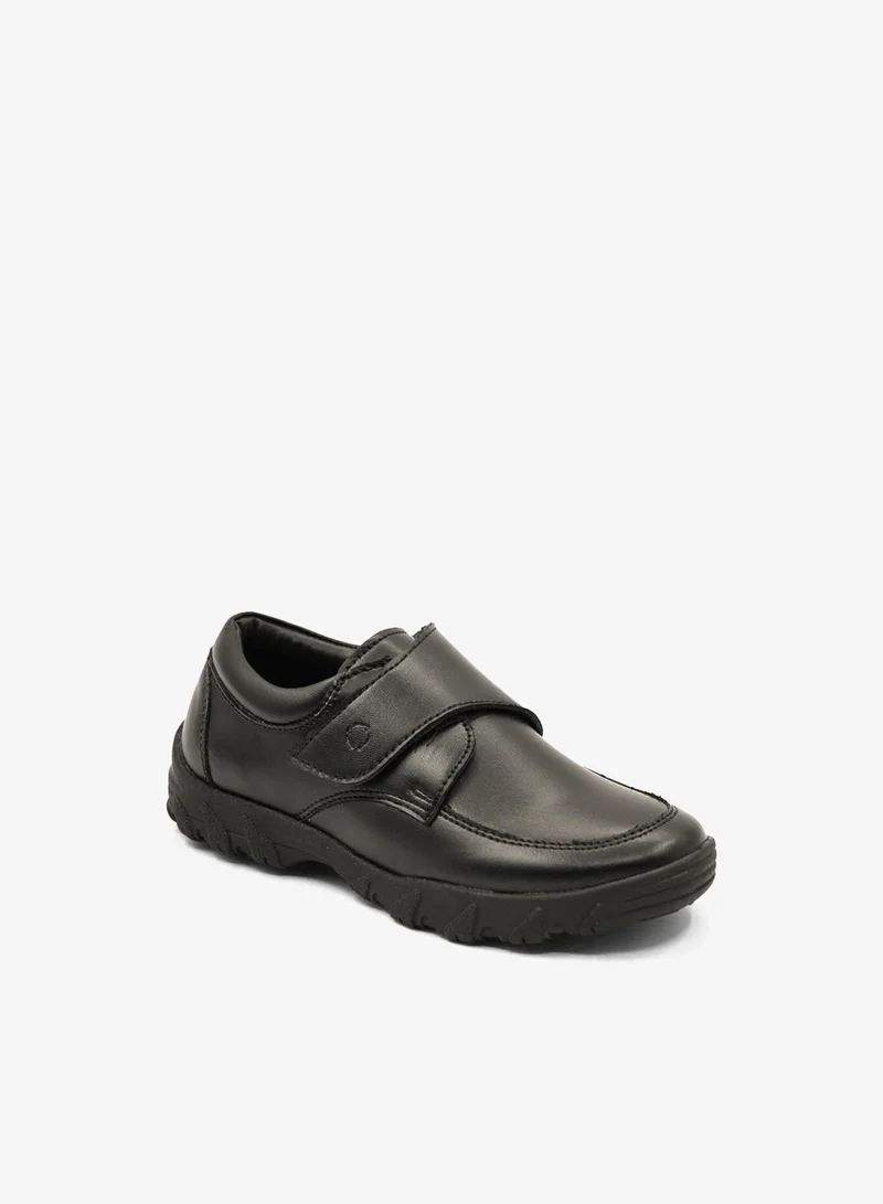 جيومني أحذية مدرسية للأولاد - أحذية رسمية سوداء متينة للأطفال | نعل مضاد للانزلاق ، نعل داخلي مبطن ، سهل الإغلاق | مثالي للاستخدام اليومي والأنشطة المدرسية