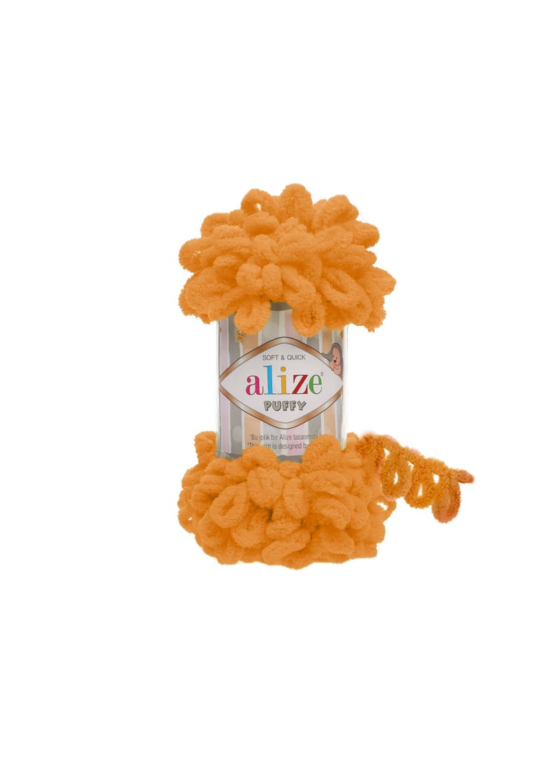 ALIZE Puffy Yarn (Orange-336)