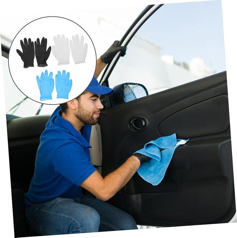 PartyKindom 3 Pairs Automotive Maintenance Gloves Non Slip Work Gloves for Household Industrial Use - Image 5