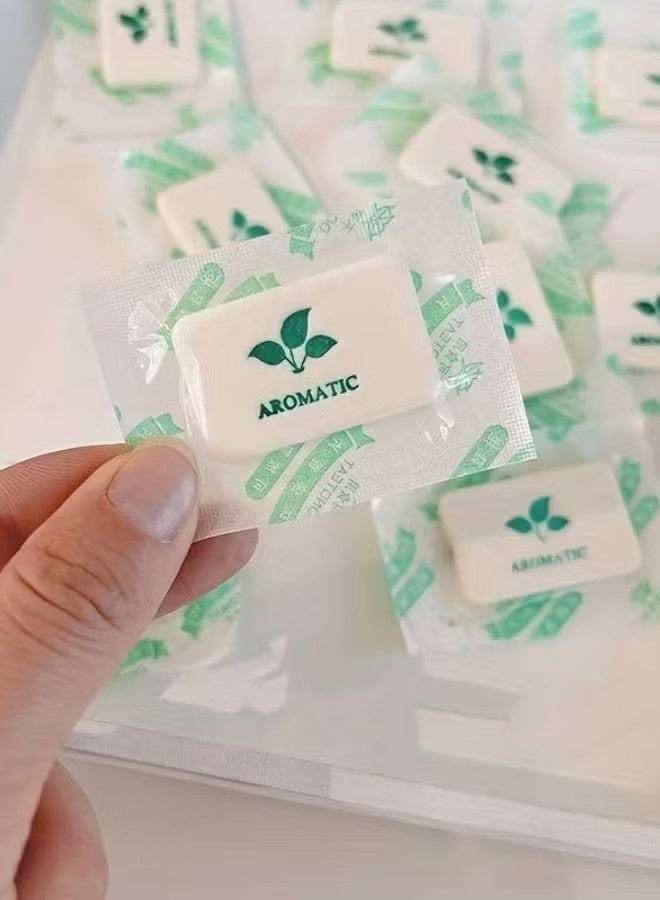 هابي دي 50 قرصًا من الزيوت العطرية، مجموعة عطور للمنزل، معطر هواء، أقراص معطرة مزودة بالكثافة لتزيين الروائح، أقراص عطر لخزانة الملابس، موزع عطور للحمام - Image 3