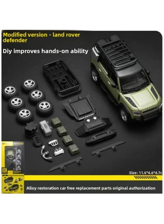 Authentic Caipo Comes True Match Alloy Car Model Mini Flap Pocket Pants Door Opening Kidsren's Boy Toy Box Car-Color:1:43 Land Rover Defender (2 Sets Of Accessories Can Be Modified)-Specification:Car - pzsku/ZCE365913277C842EBF6EZ/45/1745597358/20e256b5-7739-4d34-a15c-97aeb3e01ea6